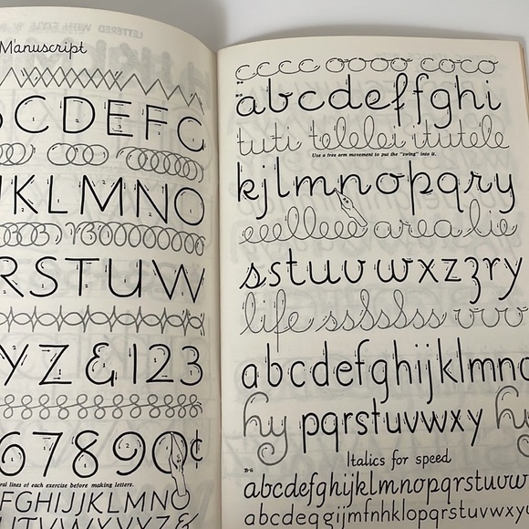 Speedball Textbook 20th Edition For Pen and Brush Lettering. ©1972 - Picture 6 of 8